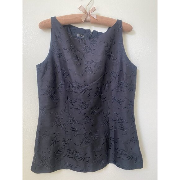 Pull Boutonné Dana Buchman En 100% Soie Bleu – Taille S (Neuf Sans étiquettes)